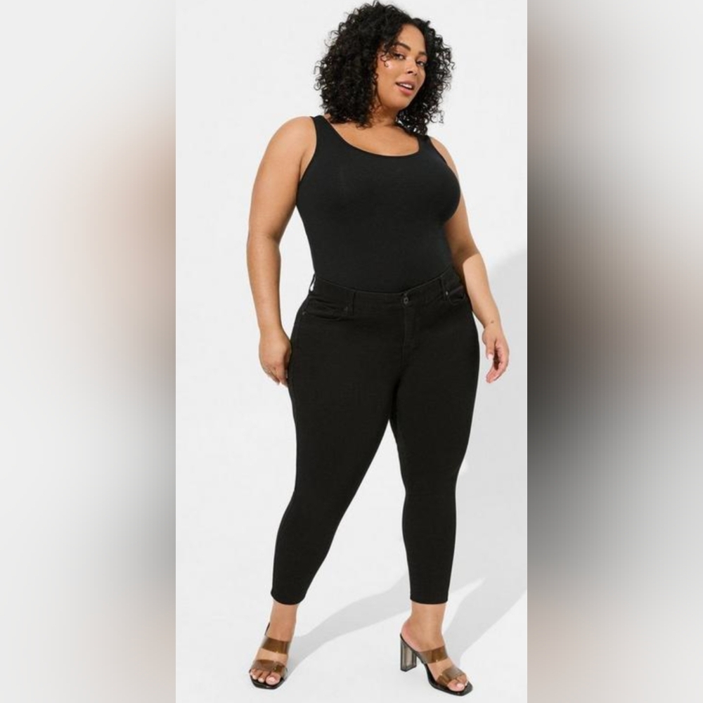Torrid Bombshell Skinny Premium Stretch High-Rise Black Jean 20 2X